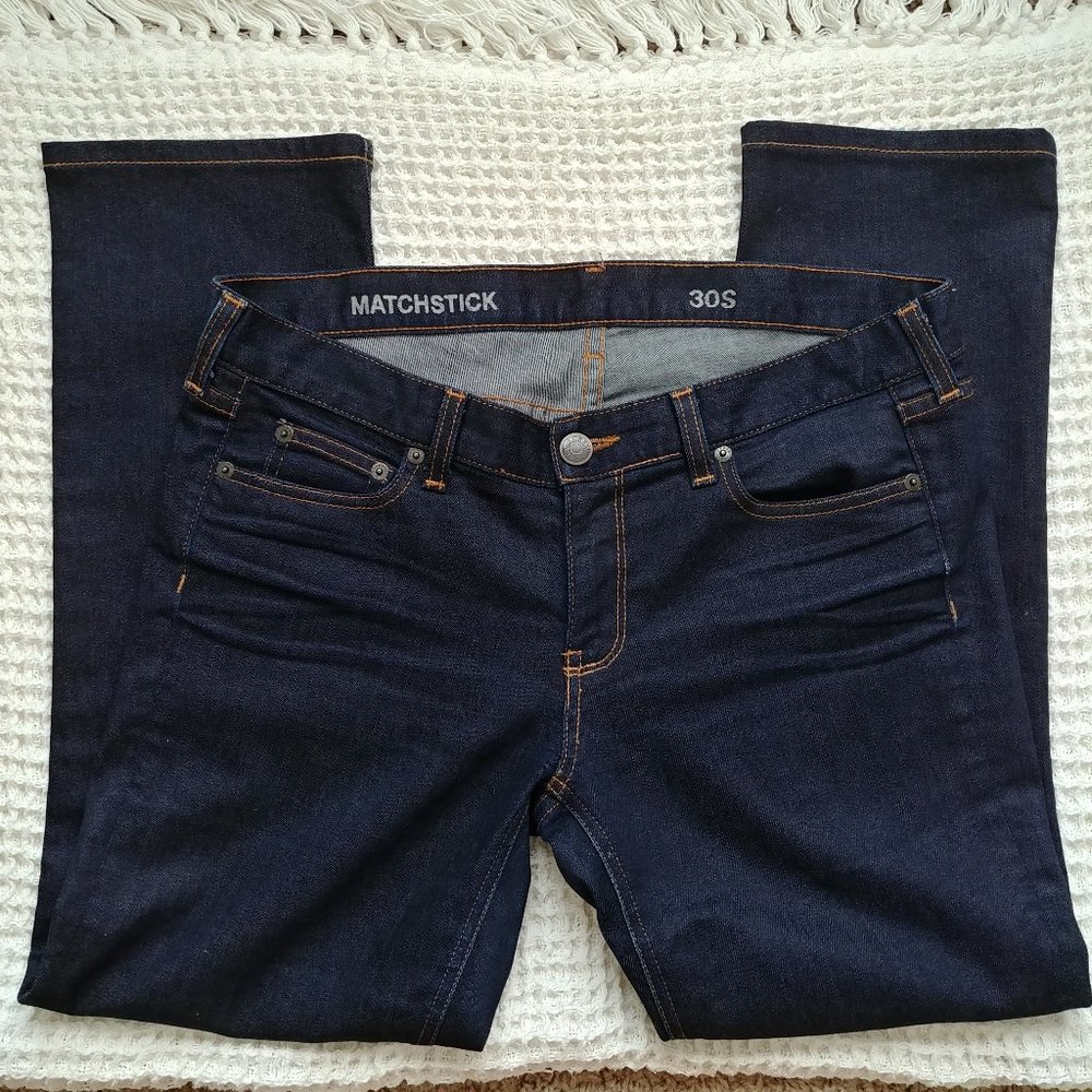 J. Crew Matchstick Skinner Straight Leg Jeans 30S